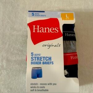 Hanes Boys Stretch Boxer Briefs